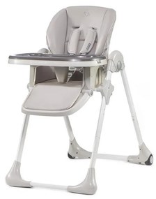 Kinderkraft KINDERKRAFT - Detská jedálenská stolička YUMMY šedá AG0136