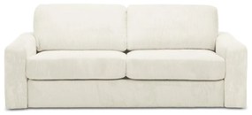 Béžová menčestrová rozkladacia pohovka 195 cm Nona – Makamii