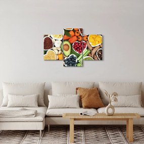 Obraz - Zdravé potraviny (90x60 cm)