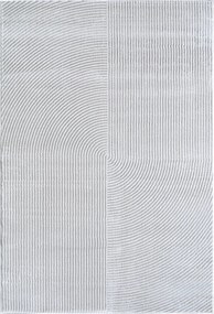Angel Carpet, Kusový koberec Zafiro 19 Grey, 60x110, šedá, kancelária