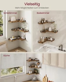 Sada troch rohových políc LLS833KD01