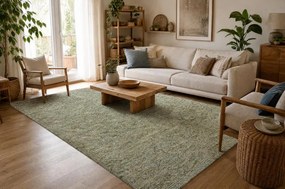 Obojstranný koberec NEPAL Olive II zelený
