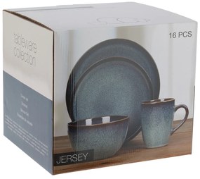 Kameninová jedálenská súprava Navy sada 16ks