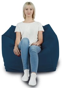 Sedací vak AMALFI plyš granátovy