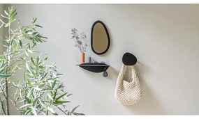 Čierny kovový nástenný vešiak Mani – Spinder Design