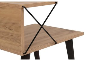 Nočný stolík CROSS 55x50 cm hnedá