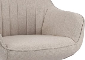 Jedálenská stolička Chrissy, béžová tkanina