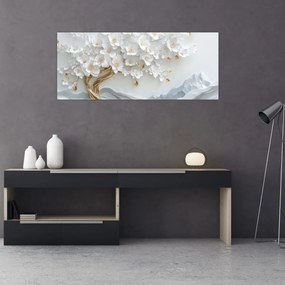 Obraz – 3D elegantný strom života (120x50 cm)