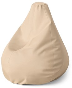 Sablio Sedací vak Pear Svetlá béžová - 70 x 95 x 15 cm