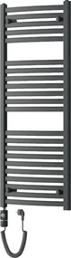 Mexen Helios, elektrické vykurovacie teleso 1200 x 500 mm, 600 W, antracitová, W103-1200-500-2600-66