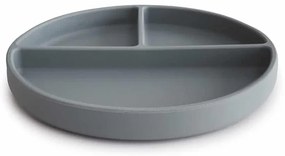 Mushie silikónový tanier s prísavkou - Stone