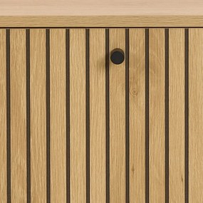 Výklopná skrinka na topánky v dekore duba v prírodnej farbe 72x43x17 cm Albany – Actona