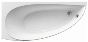 Asymetrická vaňa Ravak Avocado 160x75 cm akrylát ľavá CQ01000000, 1 ks