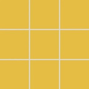 Mozaika Rako Color Two tmavo žltá 10x10 cm mat GAA0K142.1