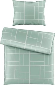 XXXLutz POSTEĽNÁ BIELIZEŇ satén jadeitovozelená 140/200 cm Dieter Knoll - Obliečky & plachty - 004443003304