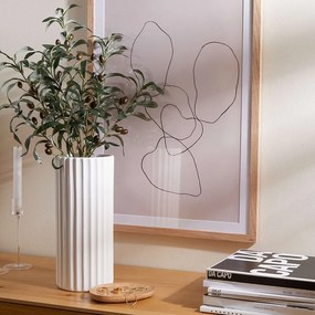 LIV Keramická váza 20 cm - biela