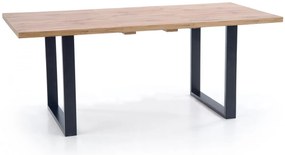 Jídelní rozkládací stůl Mevon 2 160/210 cm dub wotan/černý