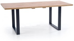 Jedálenský rozkladací stôl Mevon 2 dub wotan/čierny