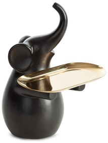 DEKORAČNÁ SOŠKA EMBER 18X17X24 CM ČIERNA