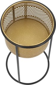 Stojan na kvety Simply 50 cm čierno-zlatý
