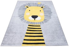 Detský koberec s motívom roztomilého leva