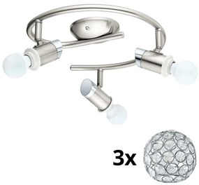 Eglo - LED Bodové svietidlo MY CHOICE 3xE14/4W/230V chróm EG31108B
