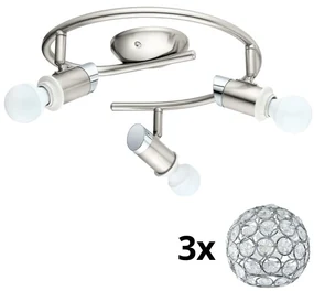 Eglo - LED Bodové svietidlo MY CHOICE 3xE14/4W/230V chróm EG31108B