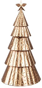 Medený antik kovový vianočný stromček - Ø 18*38 cm
