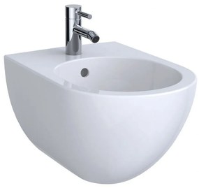 GEBERIT Acanto závesný bidet s otvorom, s prepadom, 350 x 510 mm, biela, 500.601.01.2