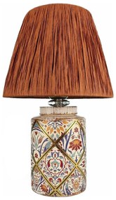 Stolná lampa RAMZES 1xE27/40W/230V rafia