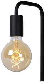 Lucide 45565/01/30 - Stolná lampa LORIN 1xE27/40W/230V čierna
