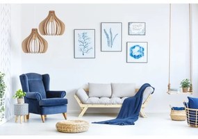 Luster na lanku WILL 1xE27/60W/230V biela