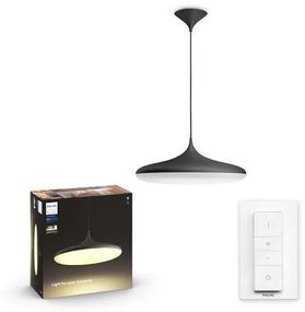 PHILIPS HUE Závesné LED inteligentné osvetlenie HUE CHER s vypínačom, 24W, teplá biela-studená biela, okrúhle, č