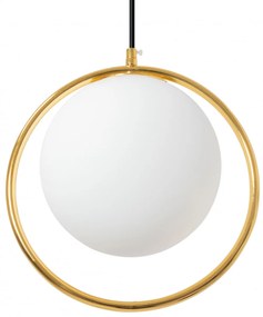 Stropné svietidlo Ball biele/zlaté