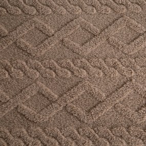 DEKA BRAID 200X220 CM BÉŽOVÁ