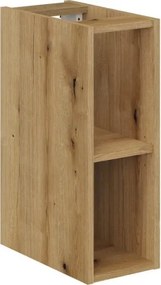 Závesná skrinka pod umývadlo Nova Oak II s doskou 80 cm dub evoke