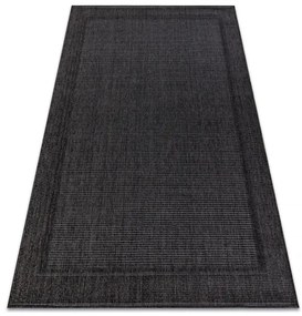 Šnúrkový koberec SIZAL TIMO 5979 outdoor čierny