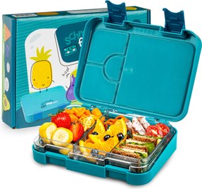 Klarstein Schmatzfatz junior desiatový box, 6 priehradiek, 21,3 x 15 x 4,5 cm, bez BPA