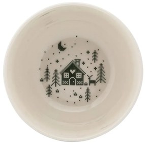 Altom Porcelánová miska Grenlandia 13 cm, 600 ml, zelená