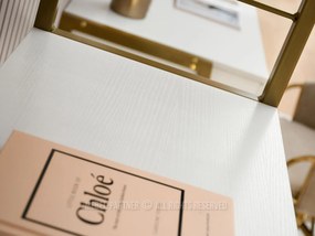 Regál Notar (zlatá). Akcia -28%. Vlastná spoľahlivá doprava až k Vám domov. 1136802