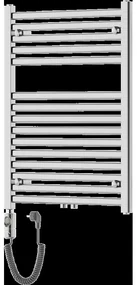 Mexen Hades elektrický radiátor 800 x 600 mm, 600 W, chróm - W104-0800-600-2600-01