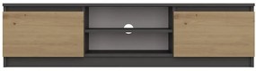 TV stolík 140 Malwa Antracit/Artisan