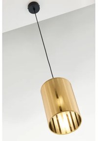 Jupiter 2090 - Luster na lanku CORTINA 1xE27/15W/230V zlatá/čierna