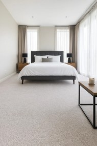 Associated Weavers, Koberec metráž Spinta 97, na mieru, šíře 4m, šedá, filc, obývacia izba