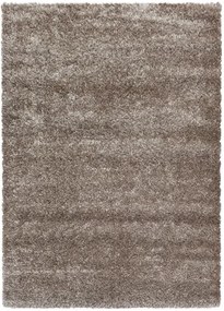 Koberce Breno Kusový koberec BRILLIANT 4200 Taupe, hnedá,80 x 150 cm