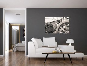 Obraz - Kormidlo plachetnice (90x60 cm)