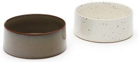 Keramické misky v súprave 2 ks pre psov ø 14 cm Dumbi - Kave Home