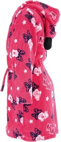 Detský / dievčenský coral fleece župan s kapucňou Minnie Mouse - Disney, EU 98 Ružová