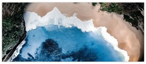 Obraz pláže Nusa Penida, Indonézia (120x50 cm)