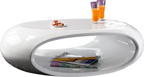 XXXLutz KONFERENČNÝ STOLÍK, biela s vysokým leskom, plast, 100/70/32 cm Livetastic - Stolíky do obývačky - 001769000401